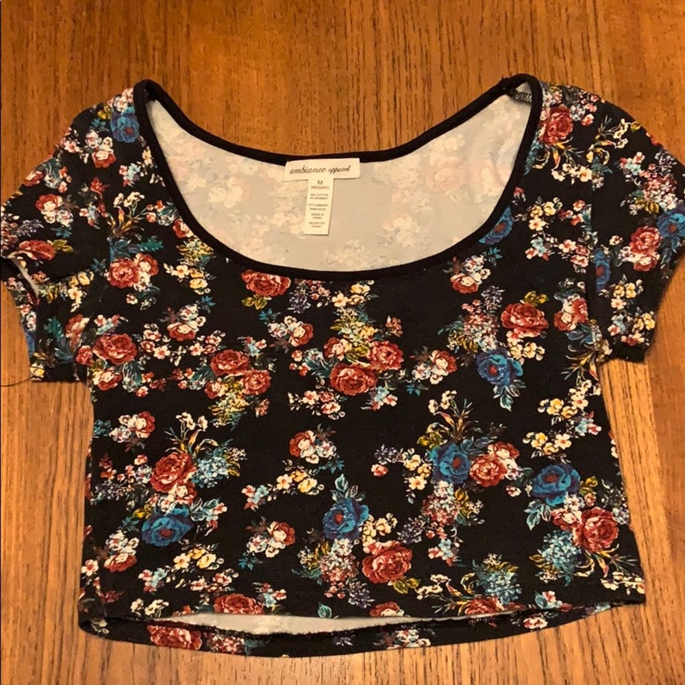 Flower Crop Top